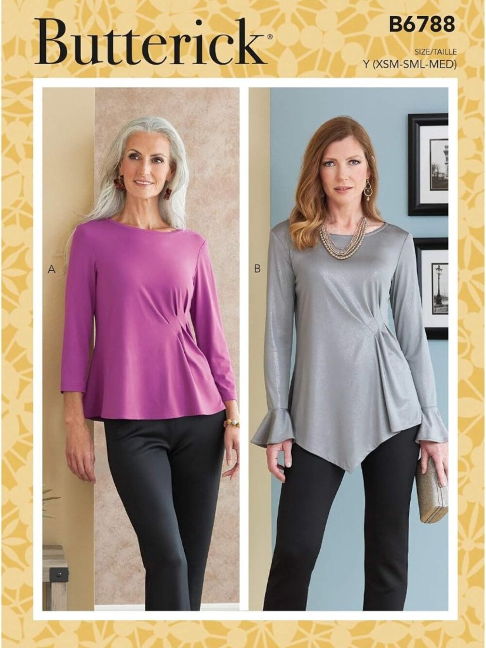 Butterick B6788ZZ Misses TOP/Vest, L-XL-XXL